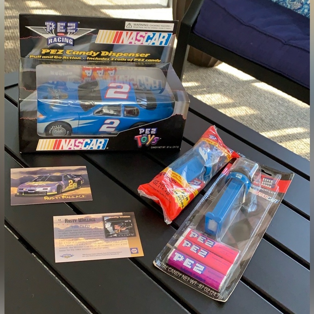 Rusty Wallace Pez Collectable “Last Call” w/Additional Pez collectibles 🆕